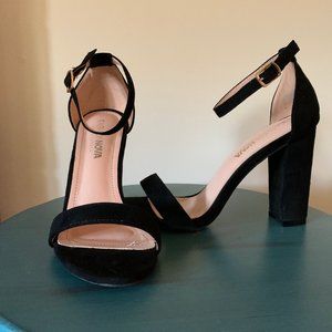 Black Block Heel Heels